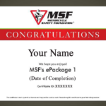 msf epackage 1 ecourse certificate total rider