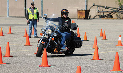 Advanced riding techniques experienced riders police training king of cones total rider