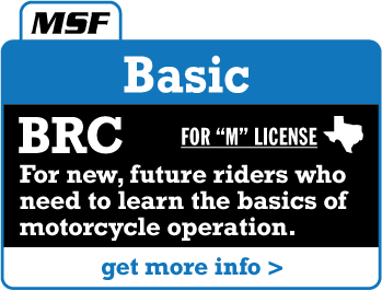 basic rider course msf total rider texas m license learn to ride austin