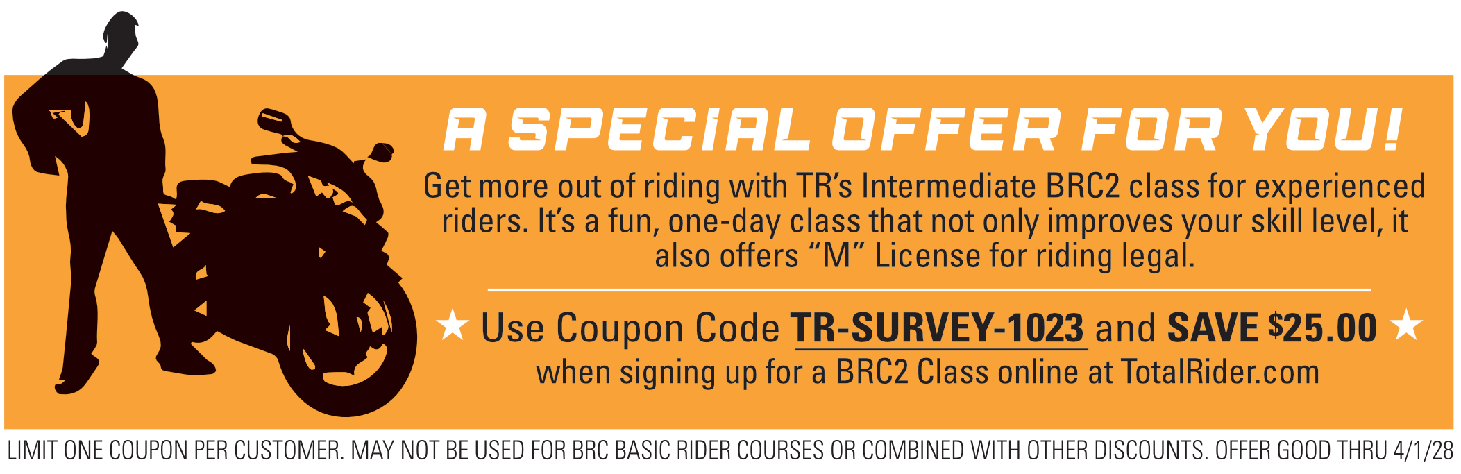 BRC basic rider course msf total rider austin texas learn to ride buda south austin killeen motorcycle safety course round rock cedar park moto academy new braunfels san antonio Ride Day free